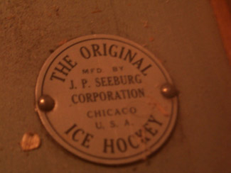 J.P. Seeburg Tag for Hockey Game